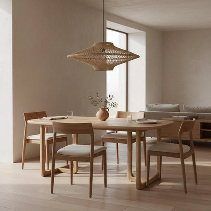 Raw Materials Freya Teak Houten Eetkamerstoel Crème - KwaliteitWonen.nl