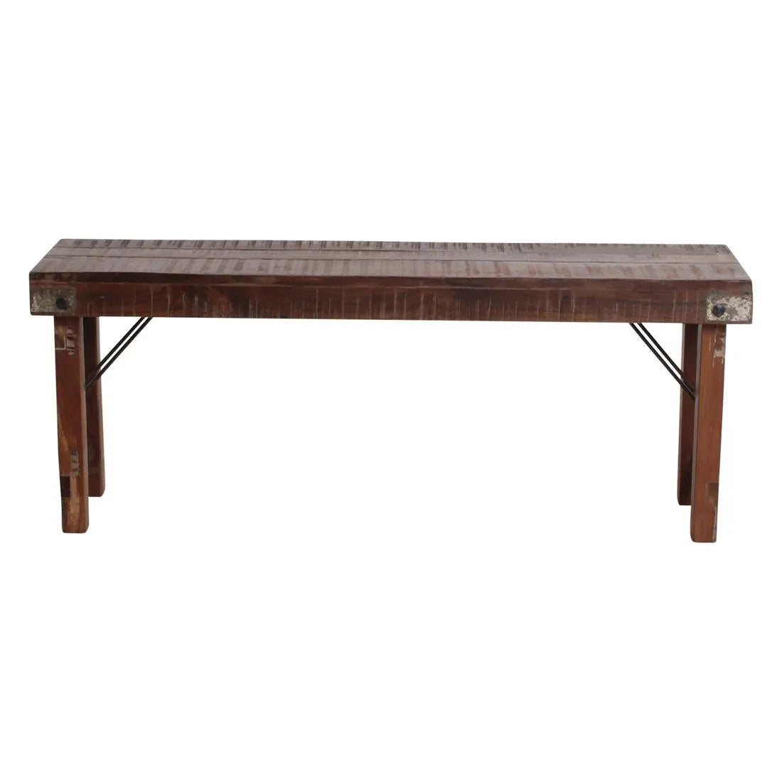 Raw Materials Inklapbare Eetkamerbank - Fsc-Gerecycled Hout - 120 Cm - KwaliteitWonen.nl