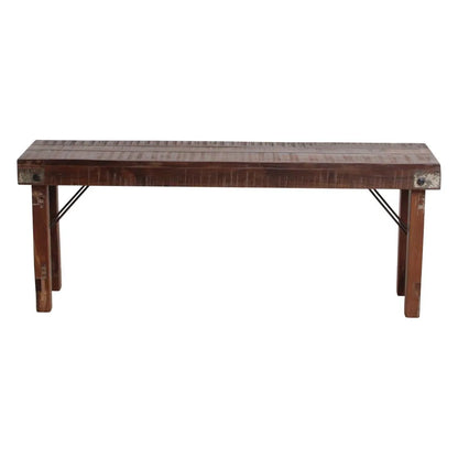 Raw Materials Inklapbare Eetkamerbank - Fsc-Gerecycled Hout - 120 Cm - KwaliteitWonen.nl
