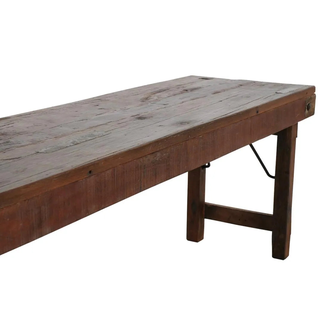 Raw Materials Inklapbare Eetkamerbank - Fsc-Gerecycled Hout - 160 Cm - KwaliteitWonen.nl