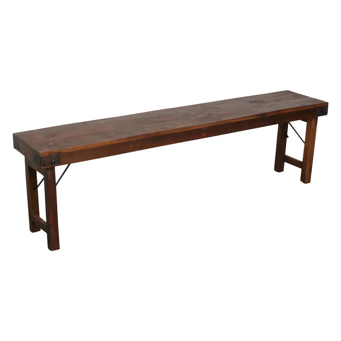 Raw Materials Inklapbare Eetkamerbank - Fsc-Gerecycled Hout - 160 Cm - KwaliteitWonen.nl