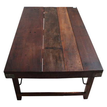 Raw Materials Inklapbare Salontafel 120x75cm Gerecycled Hout - KwaliteitWonen.nl