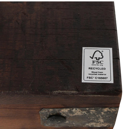 Raw Materials Inklapbare Salontafel 120x75cm Gerecycled Hout - KwaliteitWonen.nl
