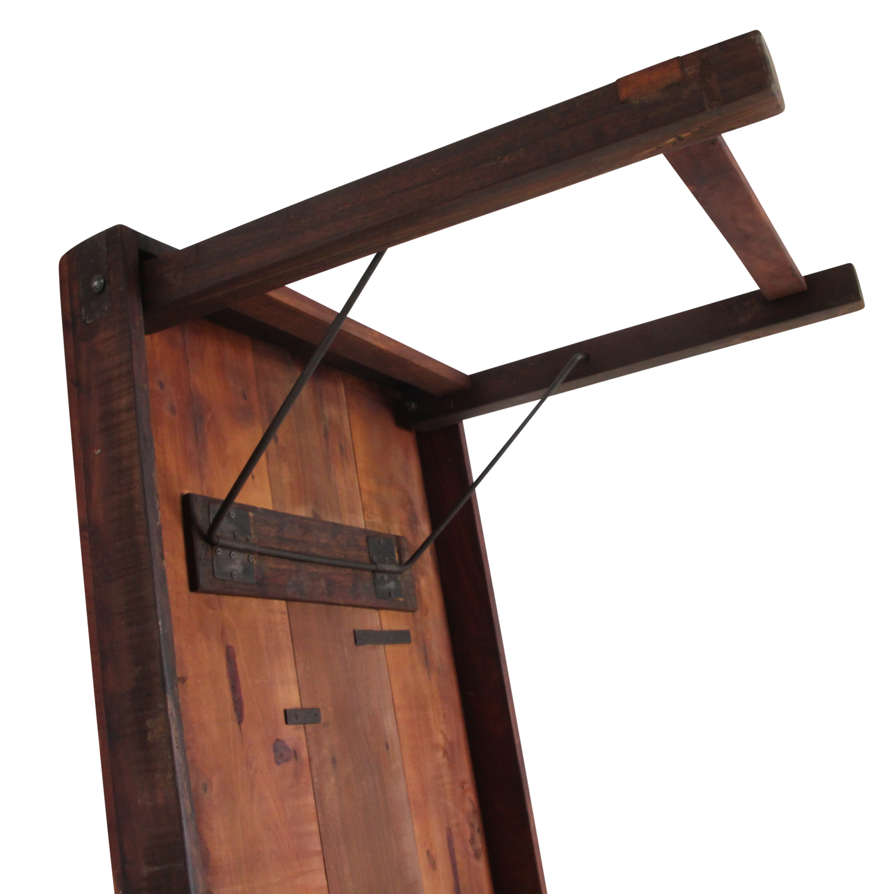 Raw Materials Inklapbare Vintage Eettafel Xl - Gerecycled Hout - 190x80cm - KwaliteitWonen.nl