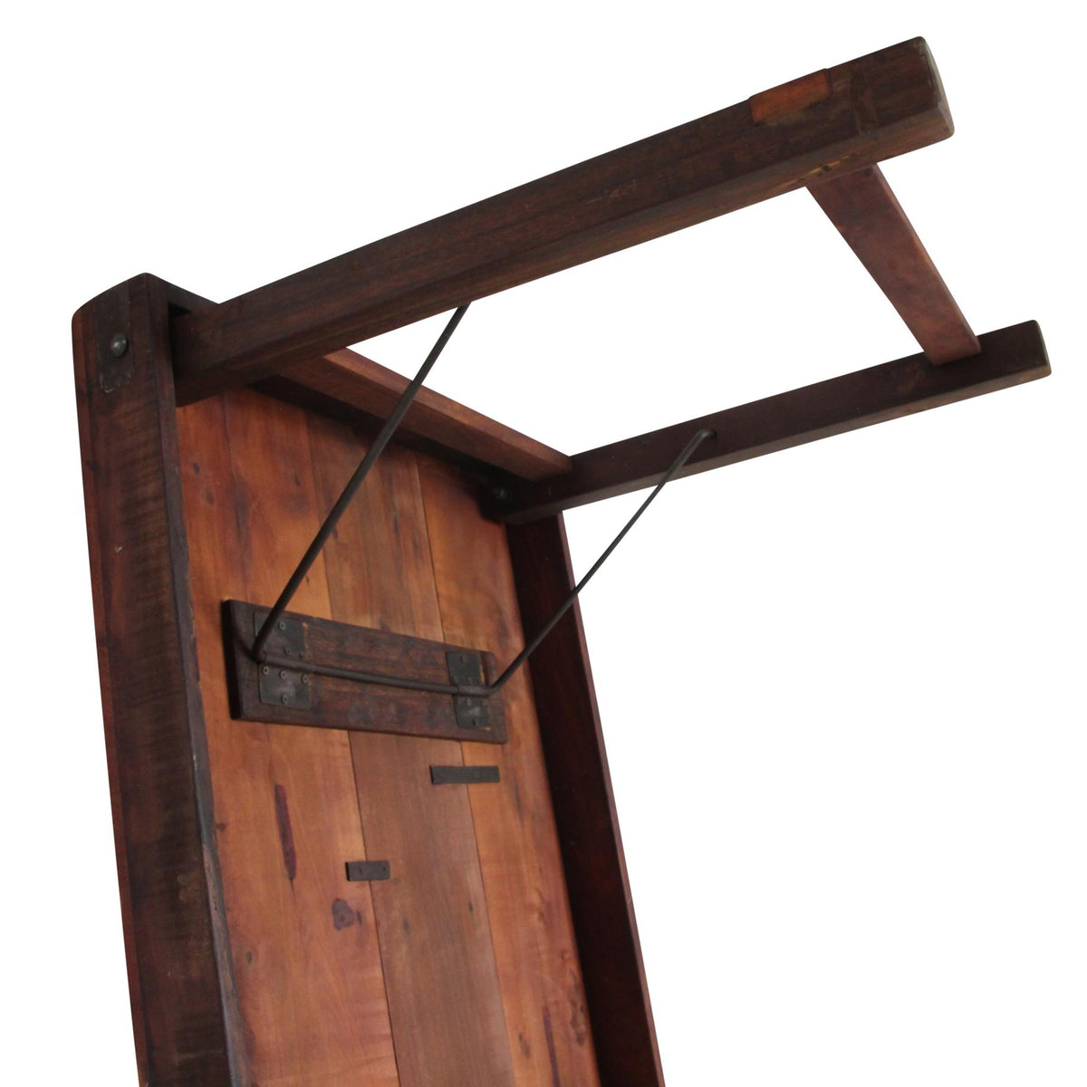 Raw Materials Inklapbare Vintage Eettafel Xl - Gerecycled Hout - 190x80cm - KwaliteitWonen.nl