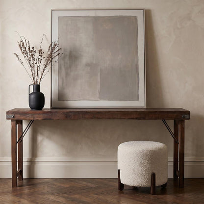 Raw Materials Inklapbare Wandtafel Bruin - 165x40cm - KwaliteitWonen.nl