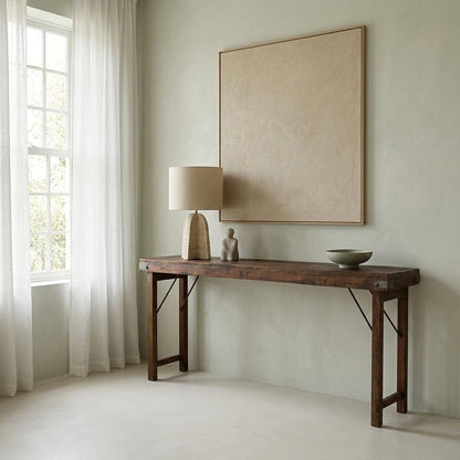 Raw Materials Inklapbare Wandtafel Bruin - 165x40cm - KwaliteitWonen.nl