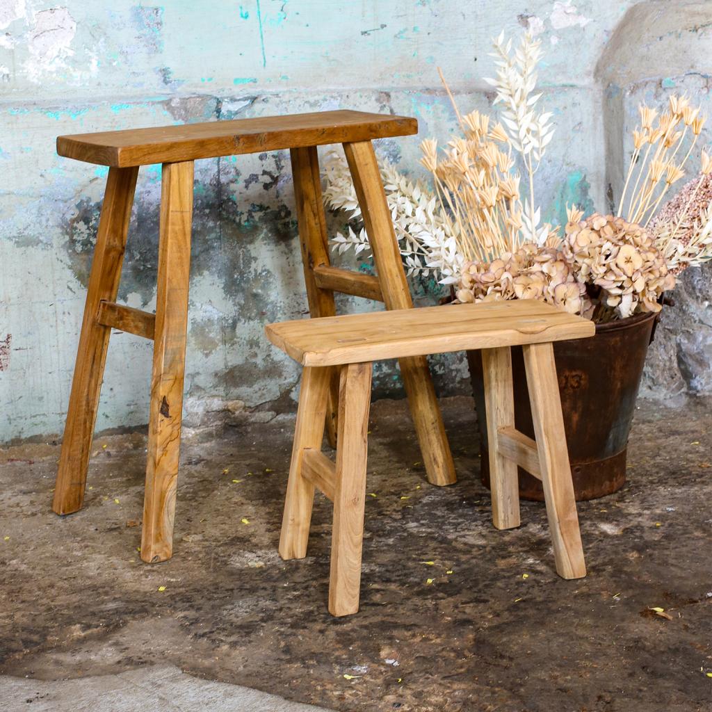 Raw Materials Kruk Java Carpenter Gerecycled Teakhout Medium - KwaliteitWonen.nl