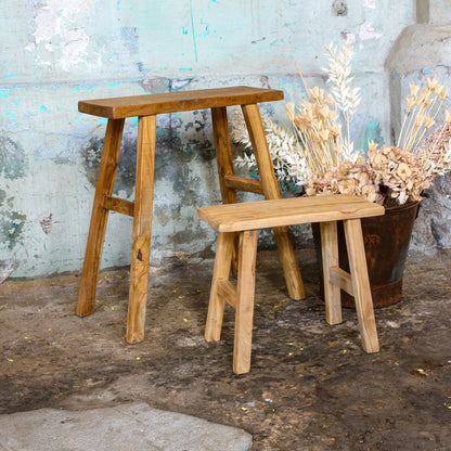 Raw Materials Kruk Java Carpenter Gerecycled Teakhout Small - KwaliteitWonen.nl
