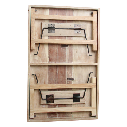 Raw Materials Limewash Inklapbare Salontafel - 120x75cm - KwaliteitWonen.nl