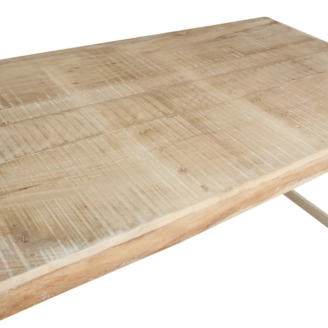 Raw Materials Limewash Opklapbare Eettafel - 165x75cm - KwaliteitWonen.nl