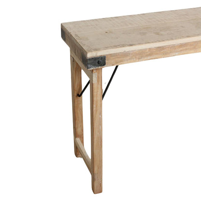 Raw Materials Limewash Opklapbare Wandtafel - 170x40x76cm - KwaliteitWonen.nl