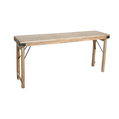 Raw Materials Limewash Opklapbare Wandtafel - 170x40x76cm - KwaliteitWonen.nl