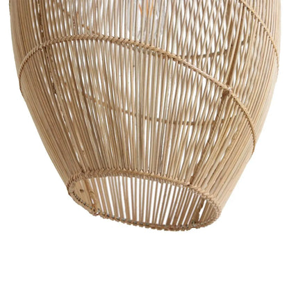 Raw Materials Luna Rotan Hanglamp Halo - Ø 40x60 Cm - KwaliteitWonen.nl