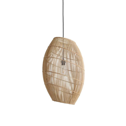 Raw Materials Luna Rotan Hanglamp Halo - Ø 40x60 Cm - KwaliteitWonen.nl