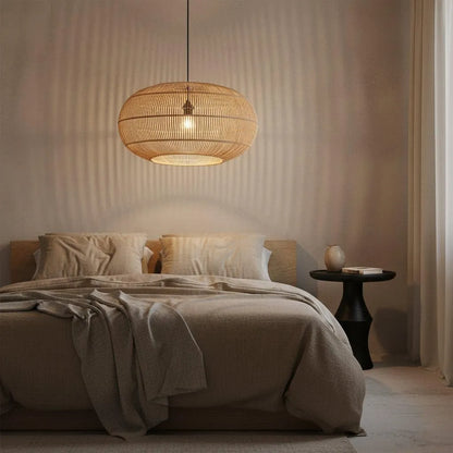 Raw Materials Luna Rotan Hanglamp Orbit -Ø 62x37 Cm - KwaliteitWonen.nl