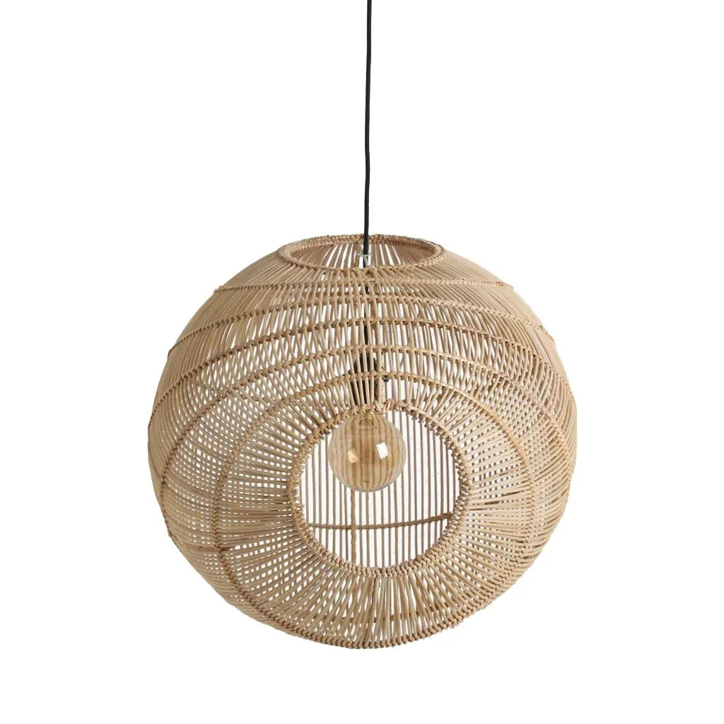 Raw Materials Luna Rotan Hanglamp Sphere - 50x52x50 Cm - KwaliteitWonen.nl