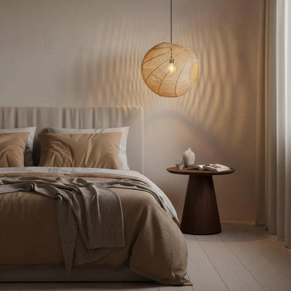Raw Materials Luna Rotan Hanglamp Sphere - 50x52x50 Cm - KwaliteitWonen.nl