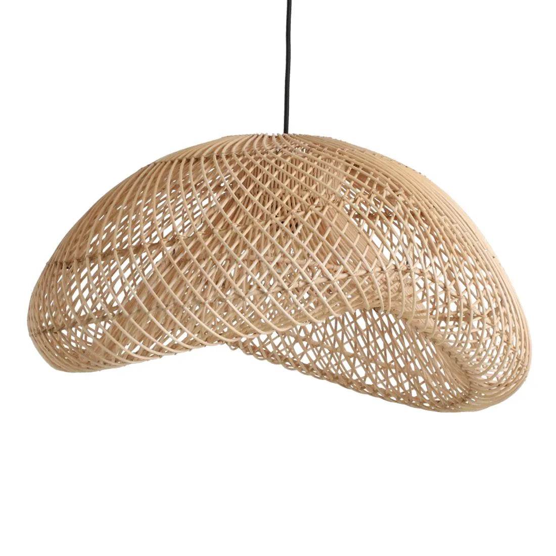 Raw Materials Maze Rotan Hanglamp Organisch L -Ø 57x31 Cm - KwaliteitWonen.nl