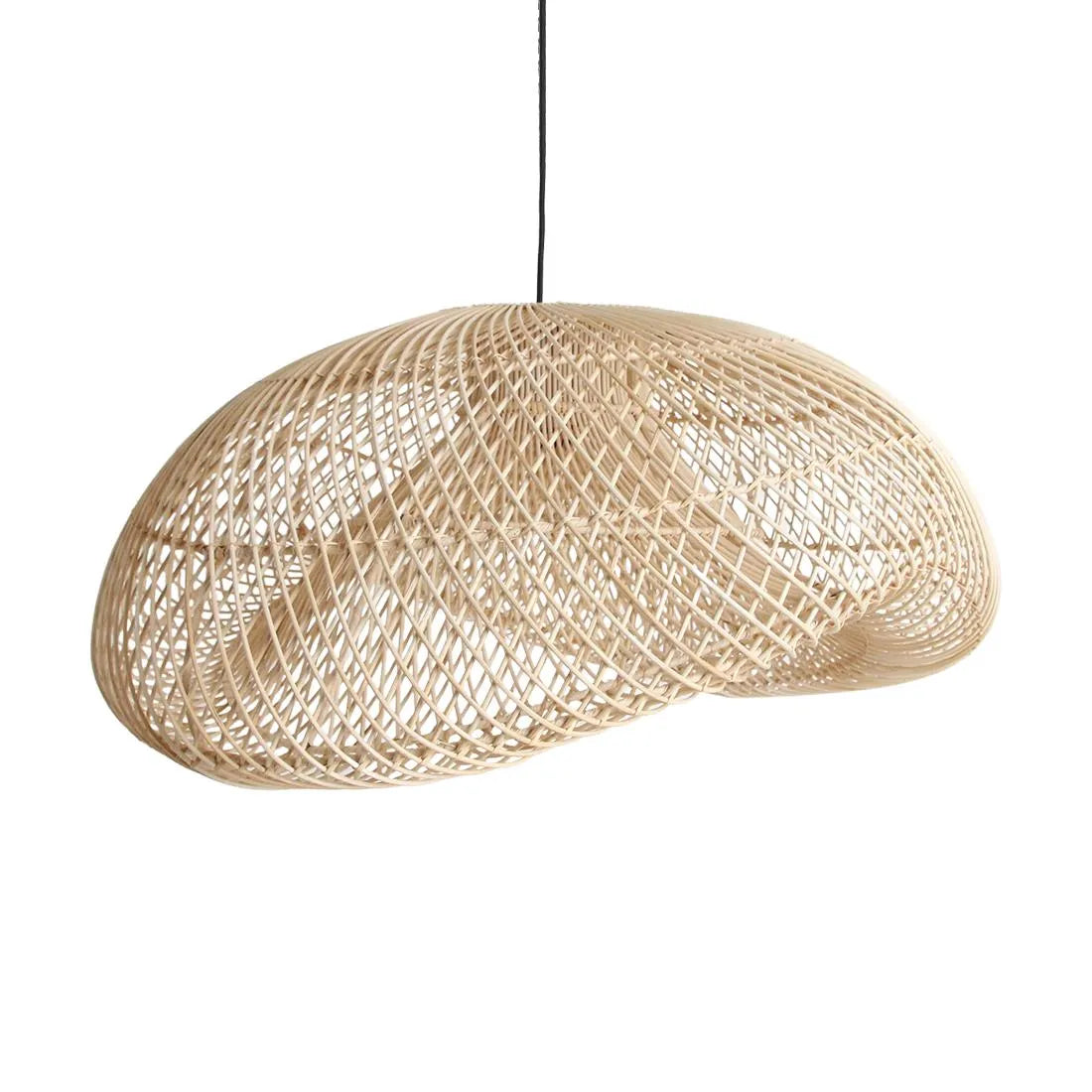 Raw Materials Maze Rotan Hanglamp Organisch Xl - Ø 75x31 Cm - KwaliteitWonen.nl