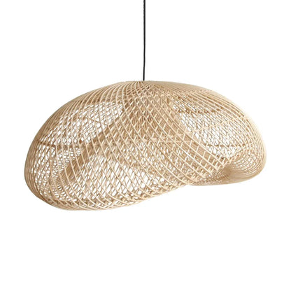 Raw Materials Maze Rotan Hanglamp Organisch Xl - Ø 75x31 Cm - KwaliteitWonen.nl