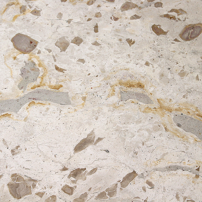Raw Materials Ovaal Marmeren salontafel Créme 120x60cm - KwaliteitWonen.nl