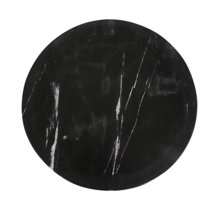 Raw Materials Sabah Marmeren Bijzettafel - Zwart - KwaliteitWonen.nl