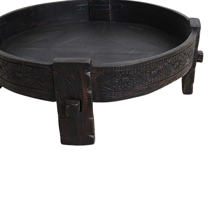 Raw Materials Salontafel Chakki Rond 73cm Gerecycled Hout - KwaliteitWonen.nl