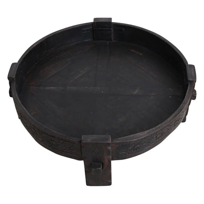 Raw Materials Salontafel Chakki Rond 73cm Gerecycled Hout - KwaliteitWonen.nl