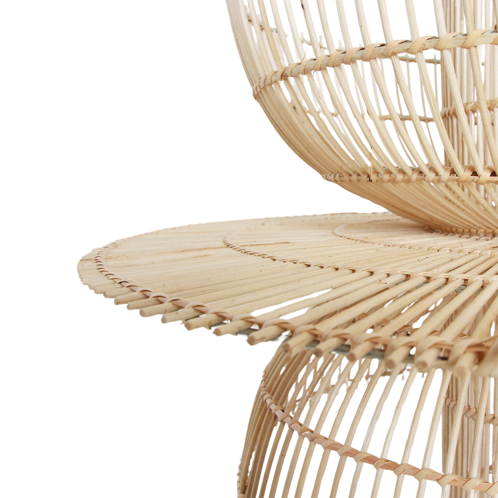 Raw Materials Saturn Rotan Hanglamp - Ø 65x63 Cm - KwaliteitWonen.nl