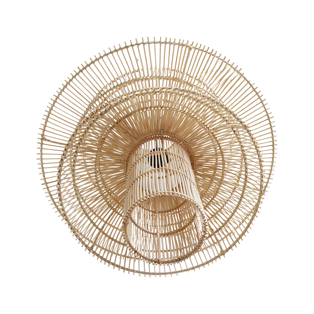 Raw Materials Saturn Rotan Hanglamp - Ø 65x63 Cm - KwaliteitWonen.nl