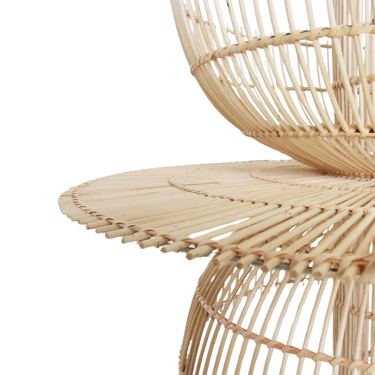 Raw Materials Saturn Rotan Hanglamp - Ø 65x63 Cm - KwaliteitWonen.nl