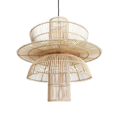 Raw Materials Saturn Rotan Hanglamp - Ø 65x63 Cm - KwaliteitWonen.nl