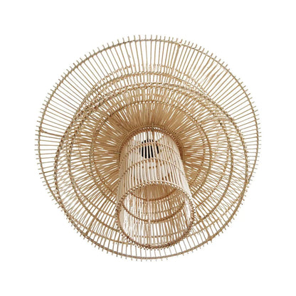 Raw Materials Saturn Rotan Hanglamp - Ø 65x63 Cm - KwaliteitWonen.nl