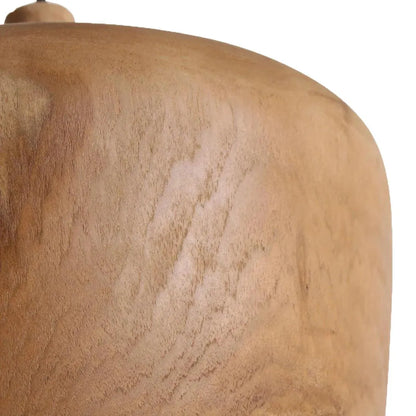 Raw Materials Sirocco Teak Houten Hanglamp Dome - Ø 30x20 Cm - KwaliteitWonen.nl