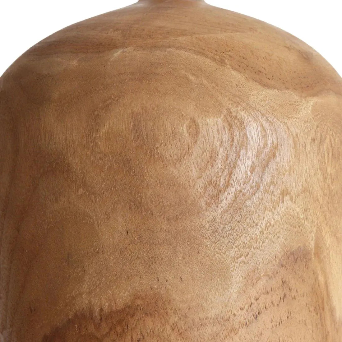 Raw Materials Sirocco Teak Houten Hanglamp Fles - Ø 25x28 Cm - KwaliteitWonen.nl
