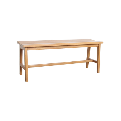 Raw Materials Teakhouten bankje 120cm - KwaliteitWonen.nl