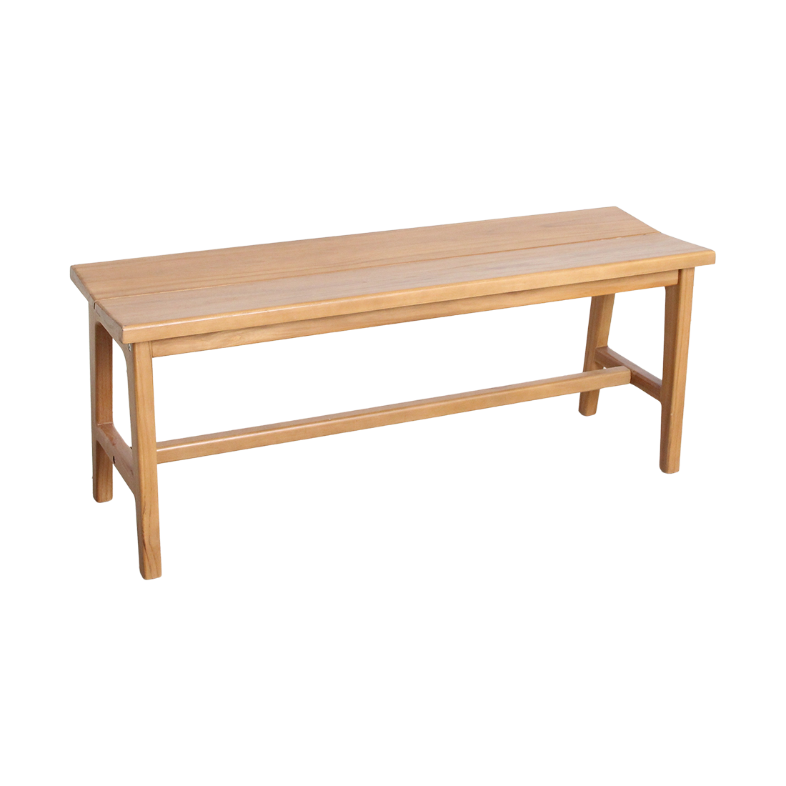Raw Materials Teakhouten bankje 120cm - KwaliteitWonen.nl