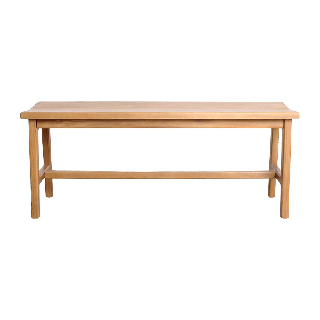 Raw Materials Teakhouten bankje 120cm - KwaliteitWonen.nl