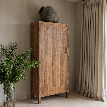 Raw Materials Wandkast Farmwood 1-deurs Kast Hout - KwaliteitWonen.nl