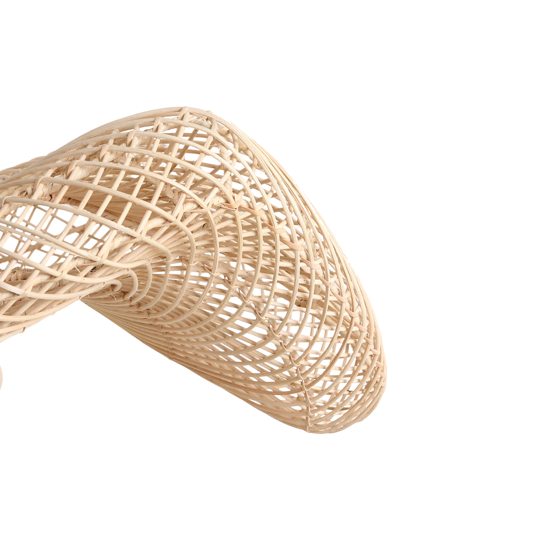 Raw Materials Wave Rotan Hanglamp L - Ø 71x26 Cm - KwaliteitWonen.nl