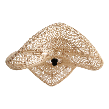 Raw Materials Wave Rotan Hanglamp L - Ø 71x26 Cm - KwaliteitWonen.nl