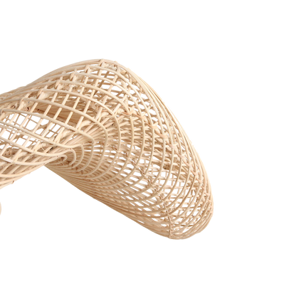 Raw Materials Wave Rotan Hanglamp L - Ø 71x26 Cm - KwaliteitWonen.nl