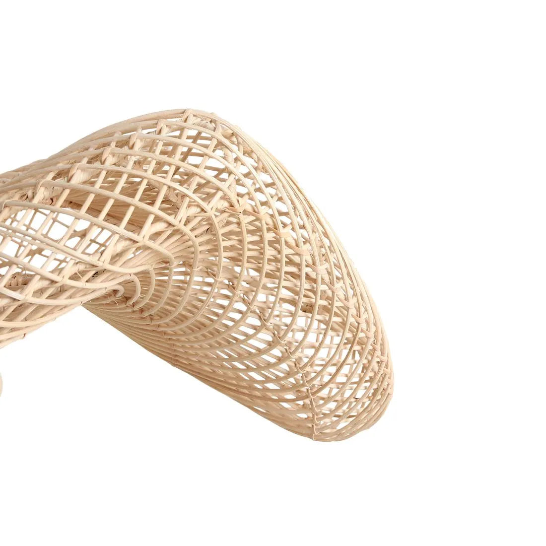 Raw Materials Wave Rotan Hanglamp L - Ø 71x26 Cm - KwaliteitWonen.nl