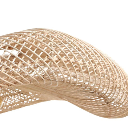 Raw Materials Wave Rotan Hanglamp Xl - Ø90x22 Cm - KwaliteitWonen.nl