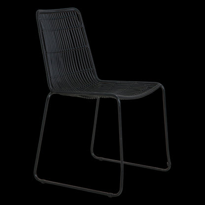 Raw Materials Jane Zwarte Tuinstoel (Set Van 2)