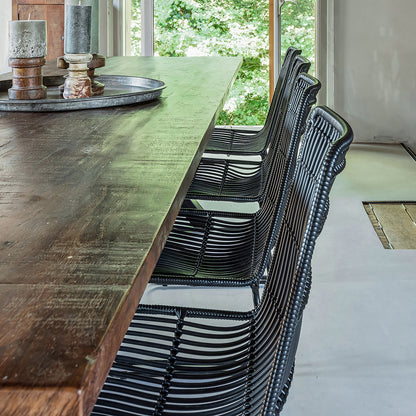 Raw Materials Jane Zwarte Tuinstoel (Set Van 2)