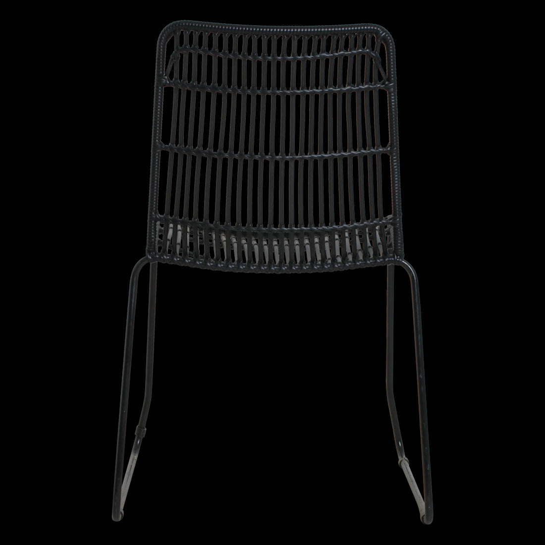 Raw Materials Jane Zwarte Tuinstoel (Set Van 2)