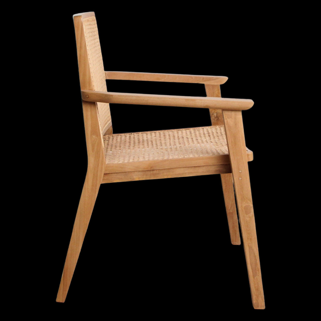 Raw Materials Nova Teak Eetkamerstoel Met Armleuning (Set Van 2)