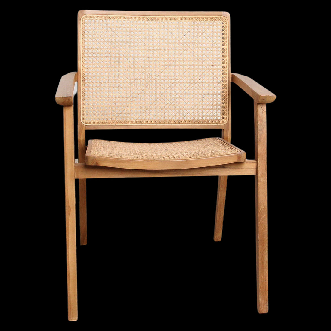 Raw Materials Nova Teak Eetkamerstoel Met Armleuning (Set Van 2)